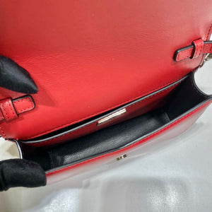 Prada 1BH189 Brushed leather shoulder bag Red - Default Title - View 8