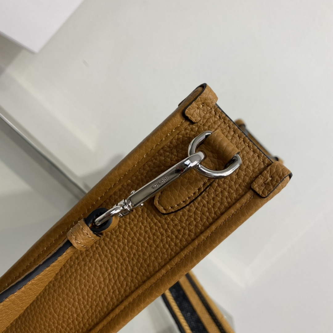 Prada 1BH191 Leather mini shoulder bag tan - Default Title - View 6
