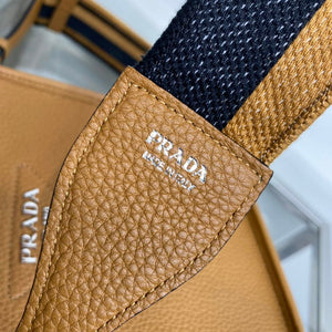 Prada 1BH191 Leather mini shoulder bag tan - Default Title - View 7