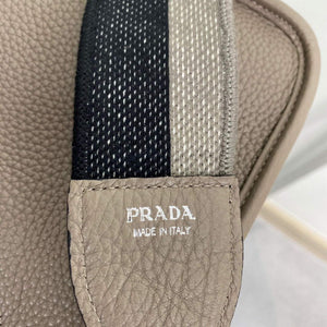 Prada 1BH191 Leather mini shoulder bag Gray - Default Title - View 6