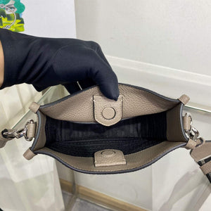 Prada 1BH191 Leather mini shoulder bag Gray - Default Title - View 7