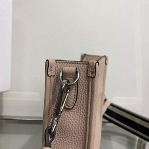 Prada 1BH191 Leather mini shoulder bag Light Gray - Default Title - View 6