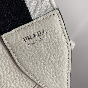 Prada 1BH191 Leather mini shoulder bag White - Default Title - View 7