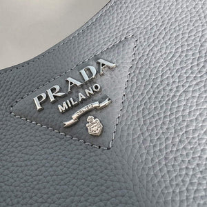 Prada 1BH191 Leather mini shoulder bag Blue - Default Title - View 5
