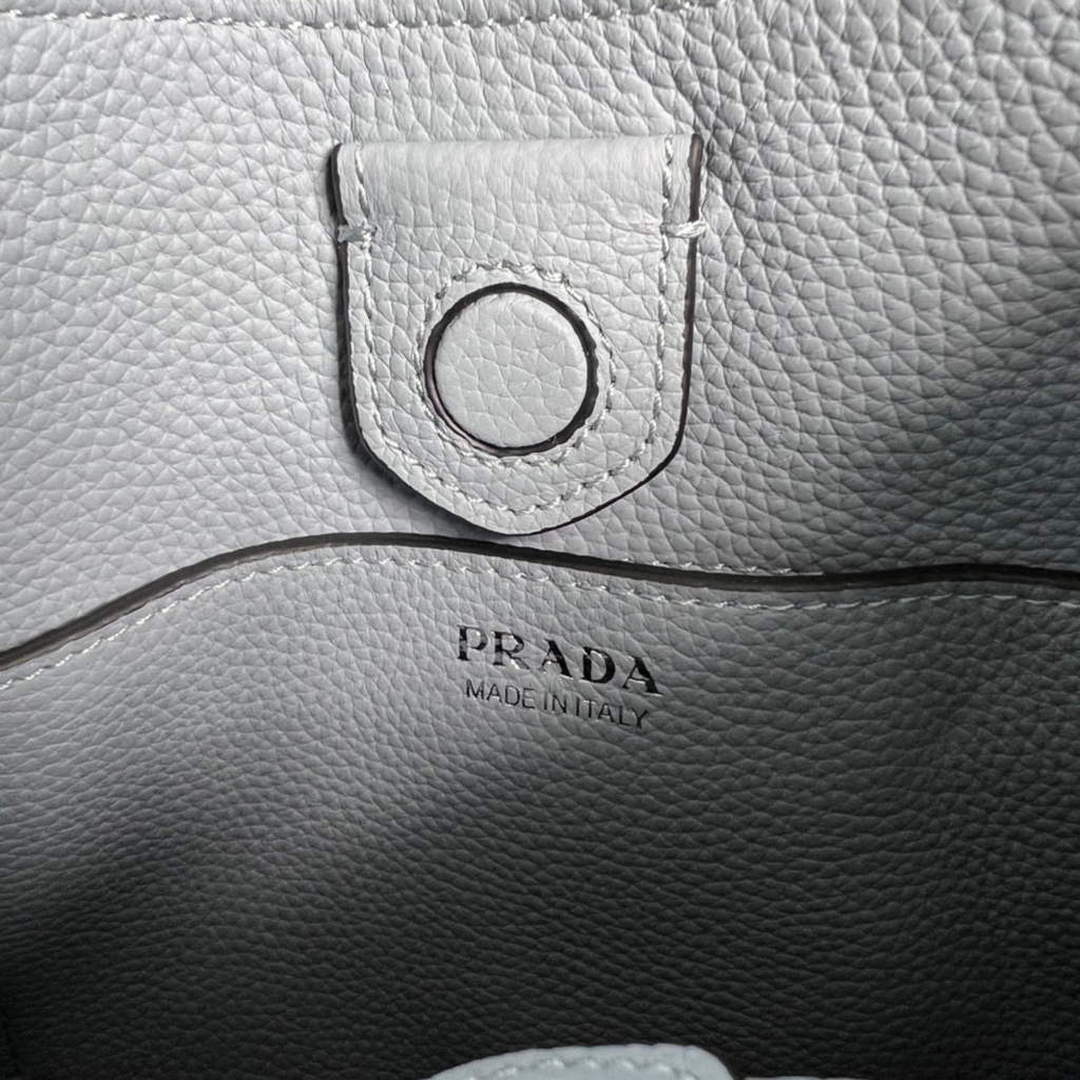 Prada 1BH191 Leather mini shoulder bag Blue - Default Title - View 9