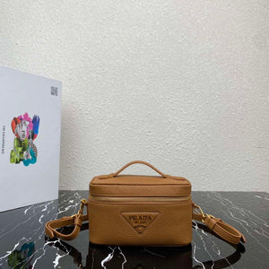 Prada 1BH202 Leather Mini Bag Cognac - Default Title - View 1