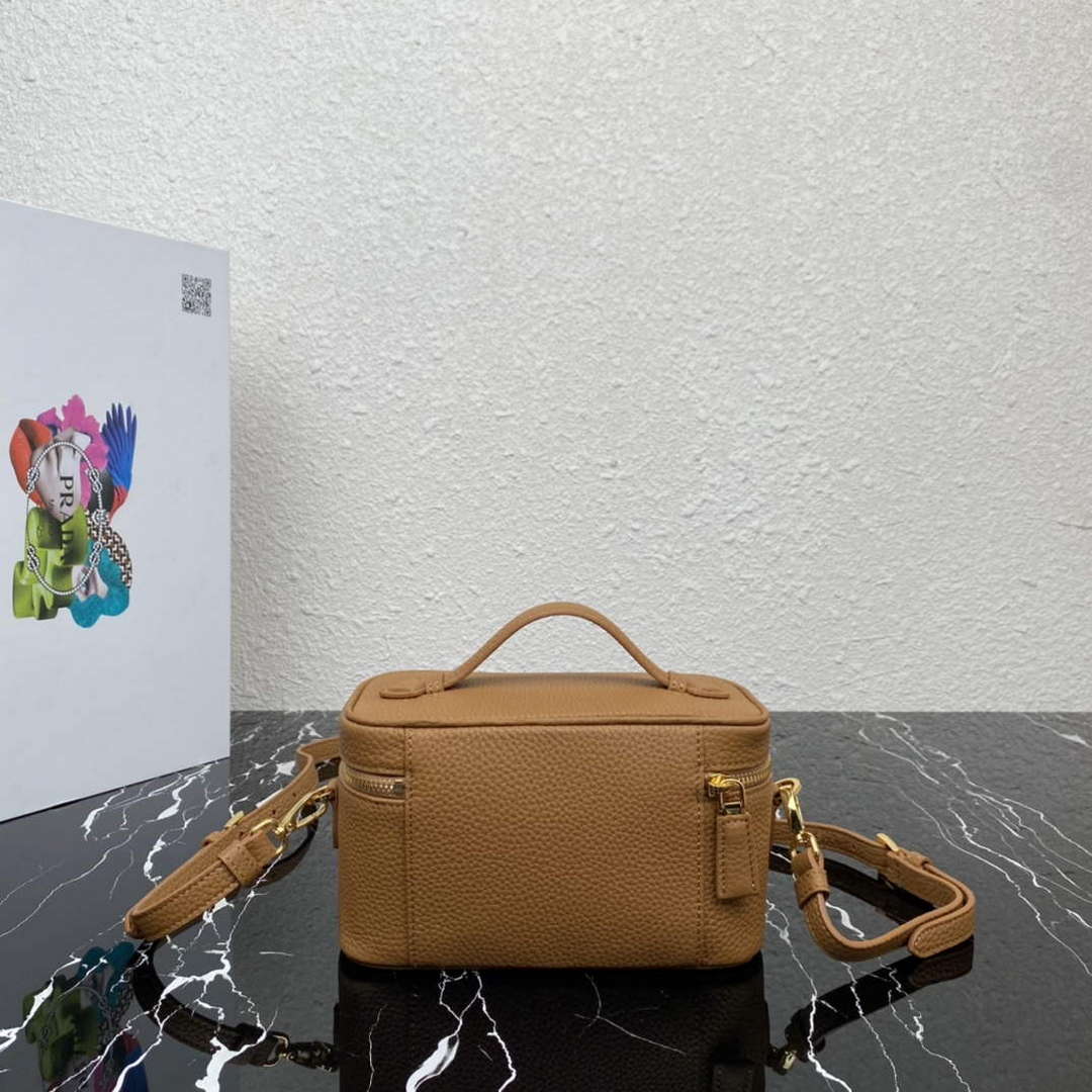 Prada 1BH202 Leather Mini Bag Cognac - Default Title - View 2