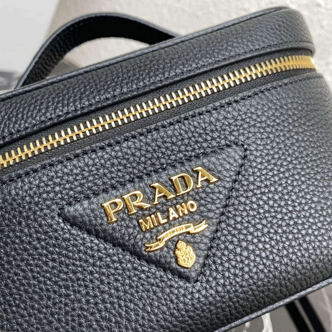 Prada 1BH202 Leather Mini Bag Black - Default Title - View 4