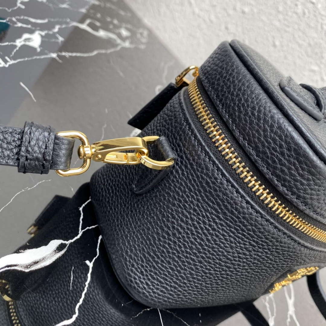 Prada 1BH202 Leather Mini Bag Black - Default Title - View 7