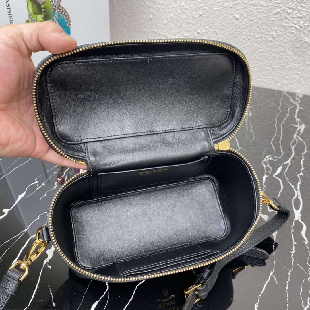 Prada 1BH202 Leather Mini Bag Black - Default Title - View 8