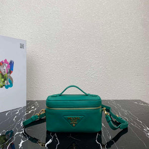Prada 1BH202 Leather Mini Bag Green - Default Title - View 1