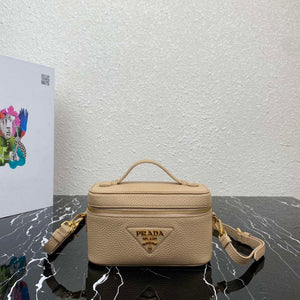 Prada 1BH202 Leather Mini Bag Tan - Default Title - View 1