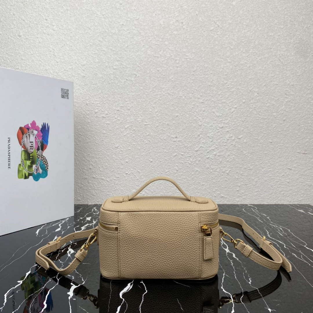 Prada 1BH202 Leather Mini Bag Tan - Default Title - View 2
