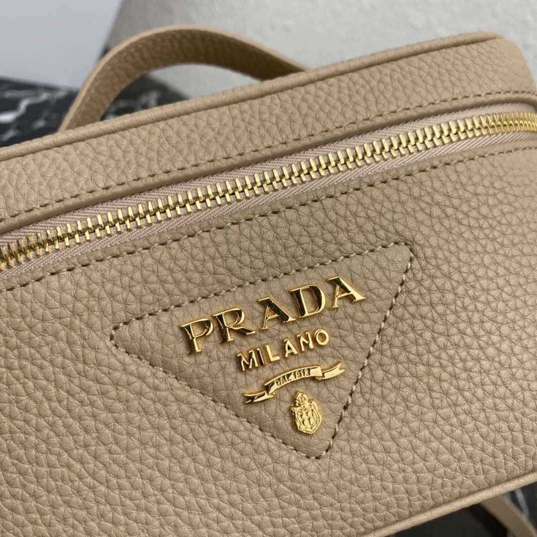 Prada 1BH202 Leather Mini Bag Tan - Default Title - View 4