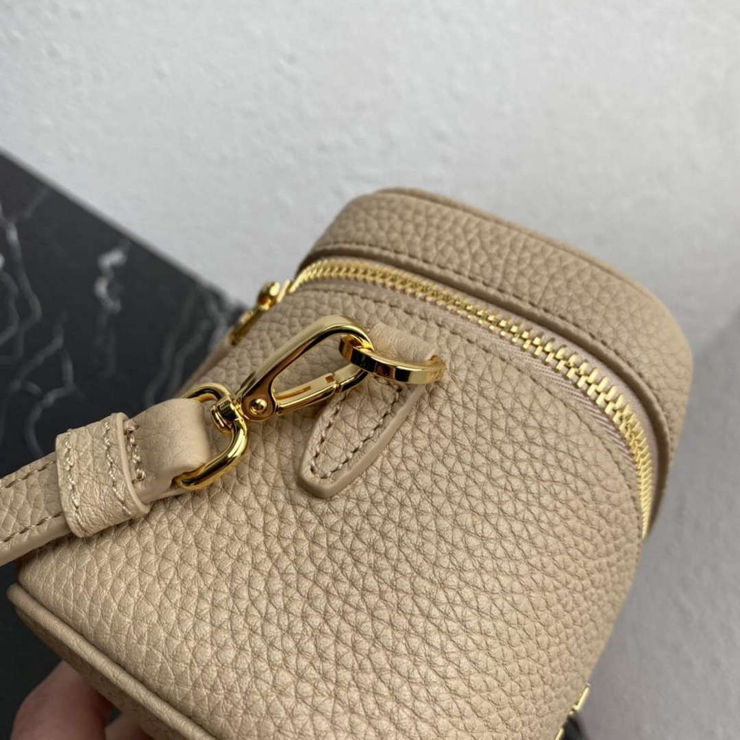 Prada 1BH202 Leather Mini Bag Tan - Default Title - View 7