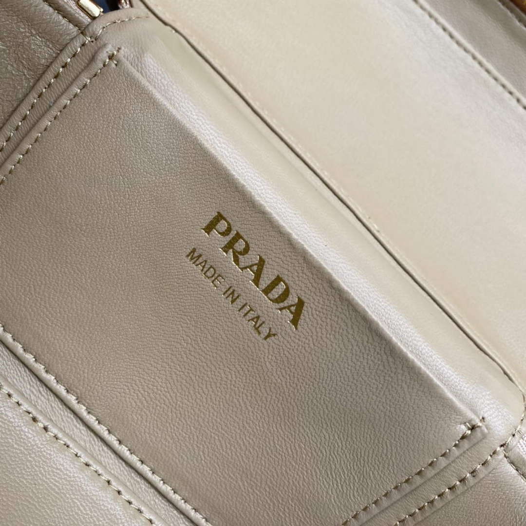 Prada 1BH202 Leather Mini Bag Tan - Default Title - View 9