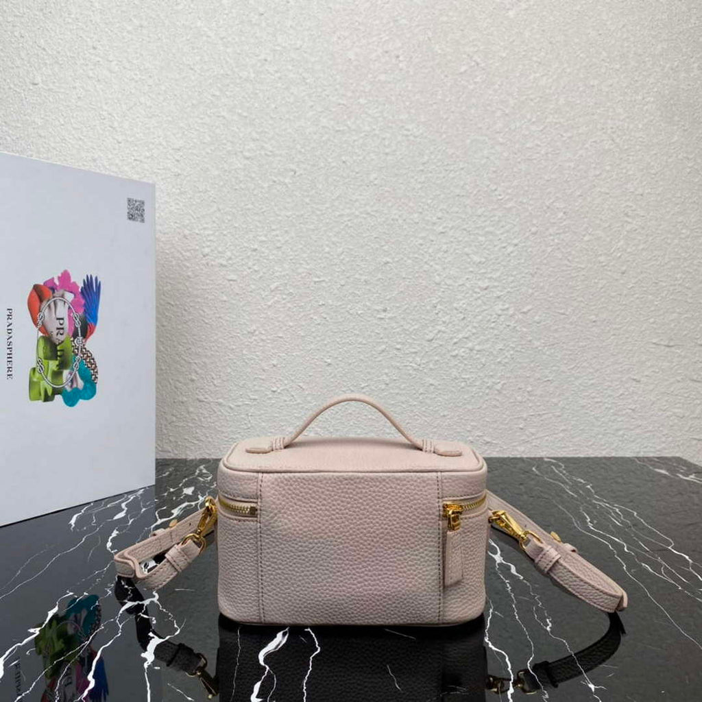 Prada 1BH202 Leather Mini Bag Water Lily