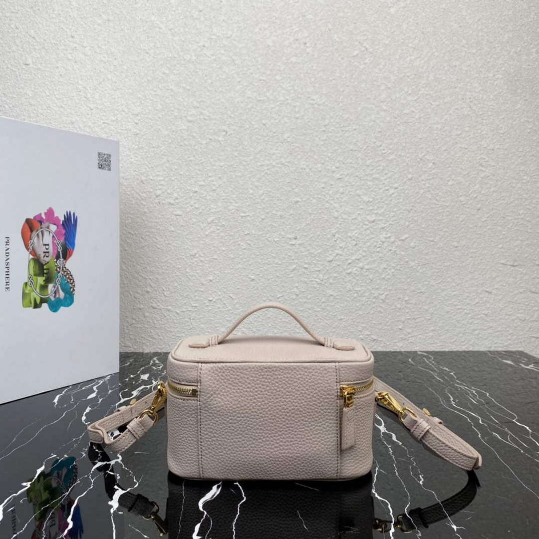 Prada 1BH202 Leather Mini Bag Water Lily
