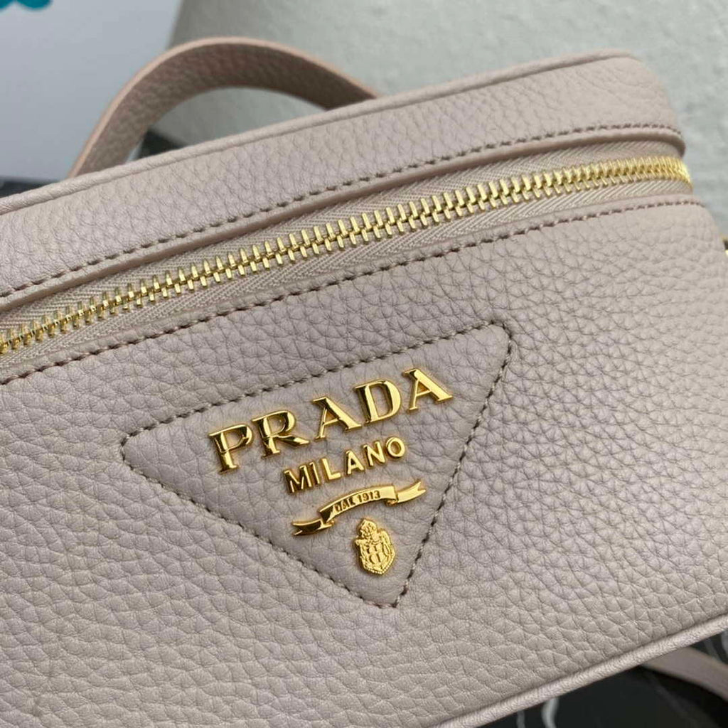 Prada 1BH202 Leather Mini Bag Water Lily