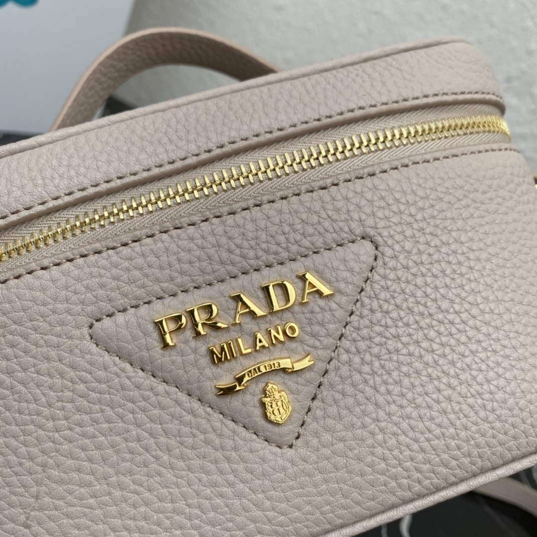 Prada 1BH202 Leather Mini Bag Water Lily