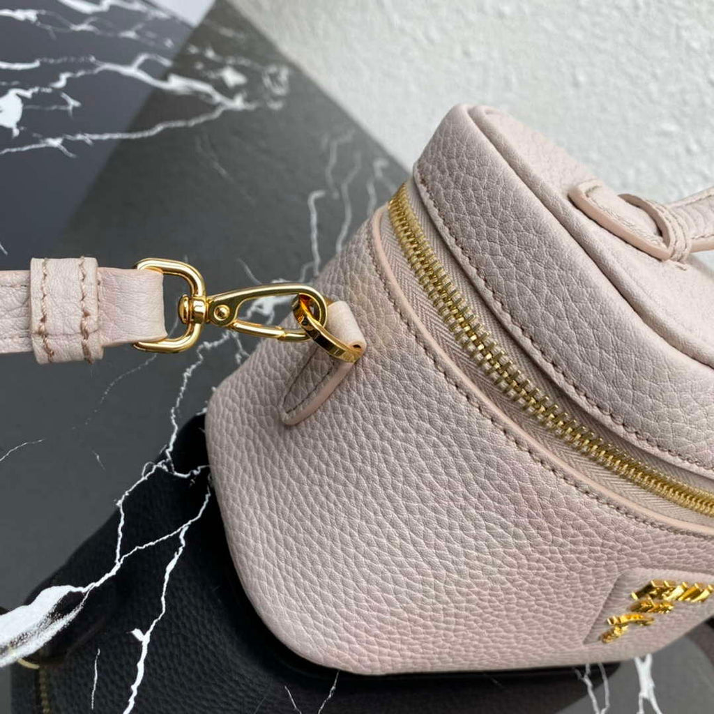 Prada 1BH202 Leather Mini Bag Water Lily