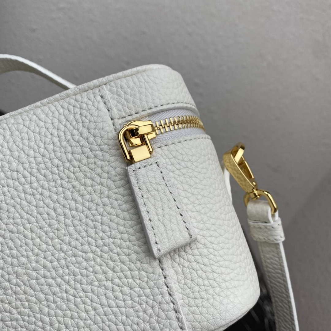Prada 1BH202 Leather Mini Bag White - Default Title - View 6