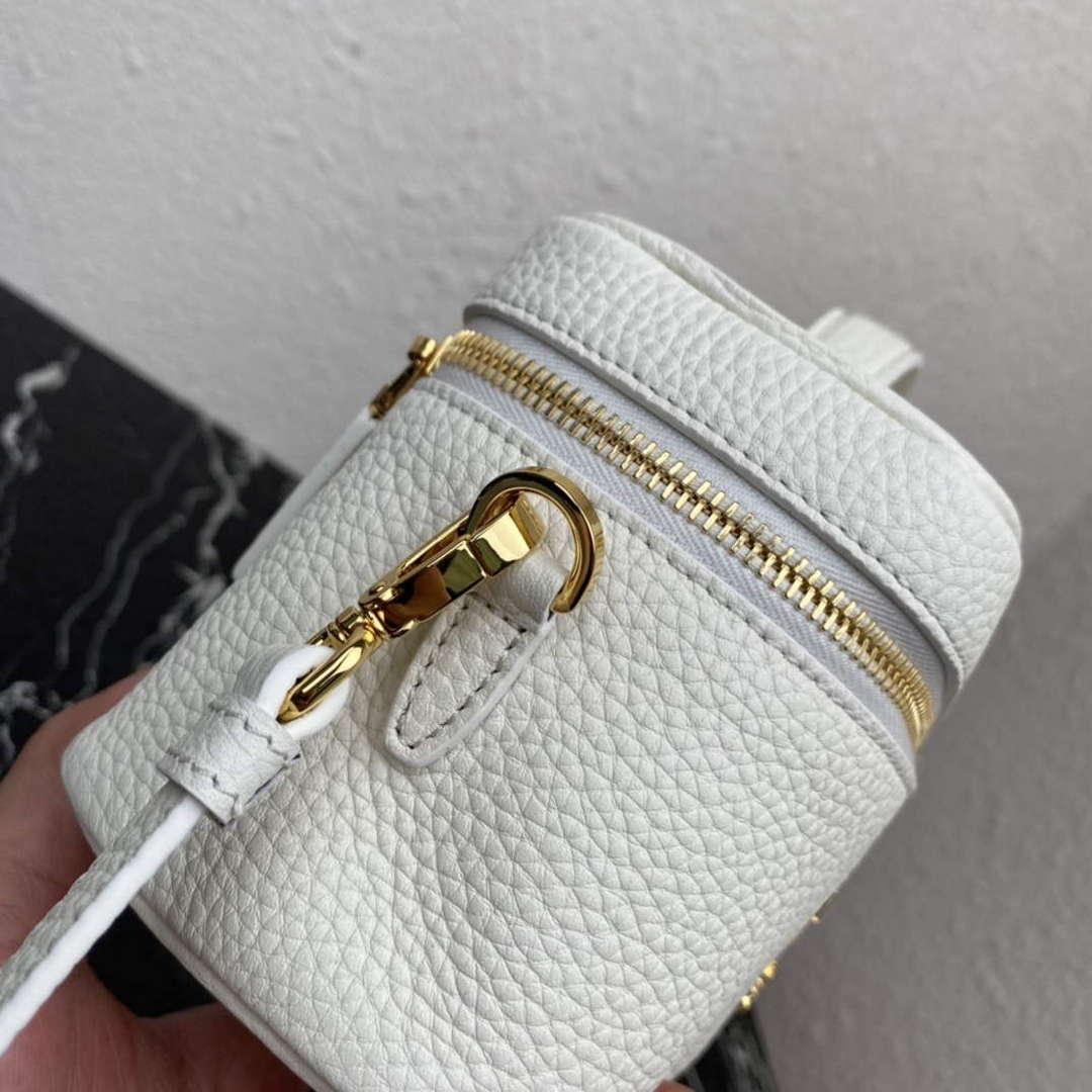 Prada 1BH202 Leather Mini Bag White - Default Title - View 7