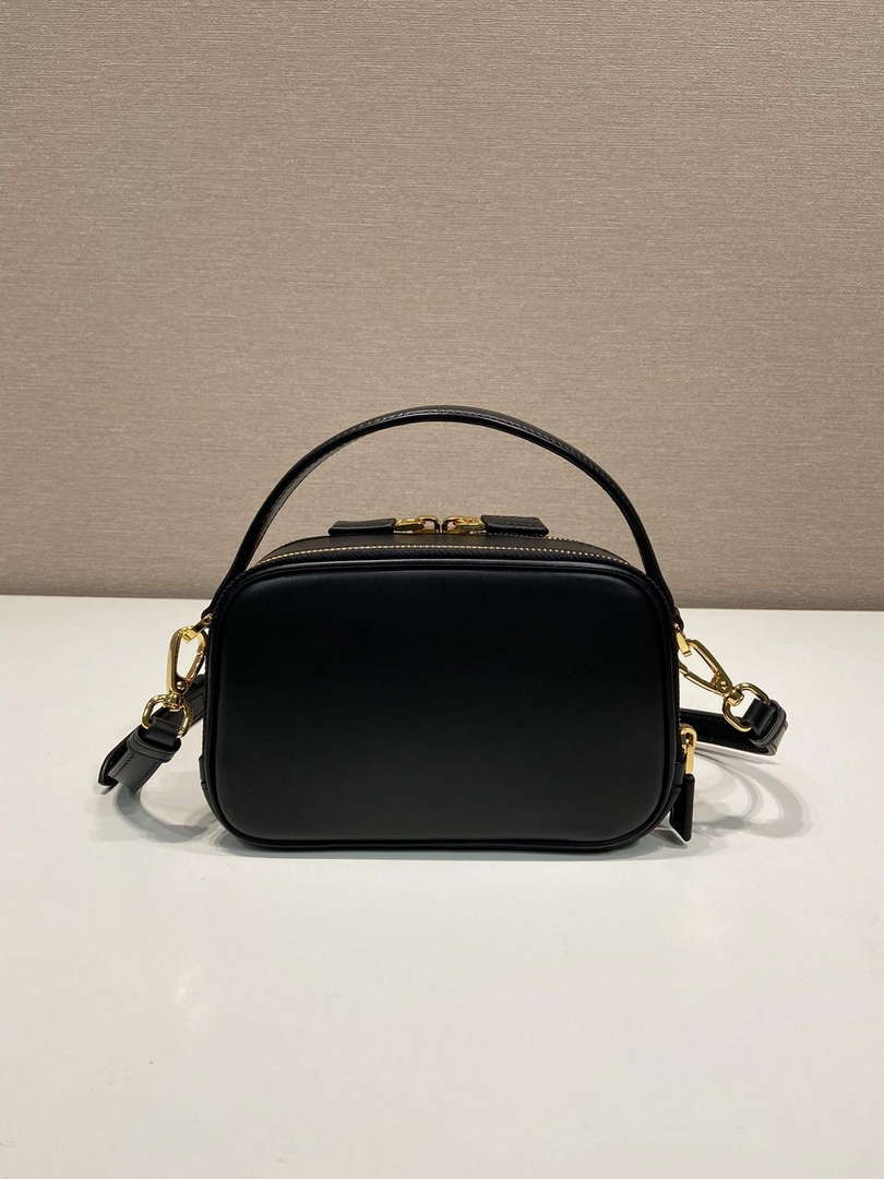 Prada 1BH203 Prada Odette Leather Mini-Bag Black