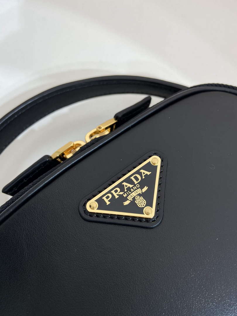 Prada 1BH203 Prada Odette Leather Mini-Bag Black - Default Title - View 7