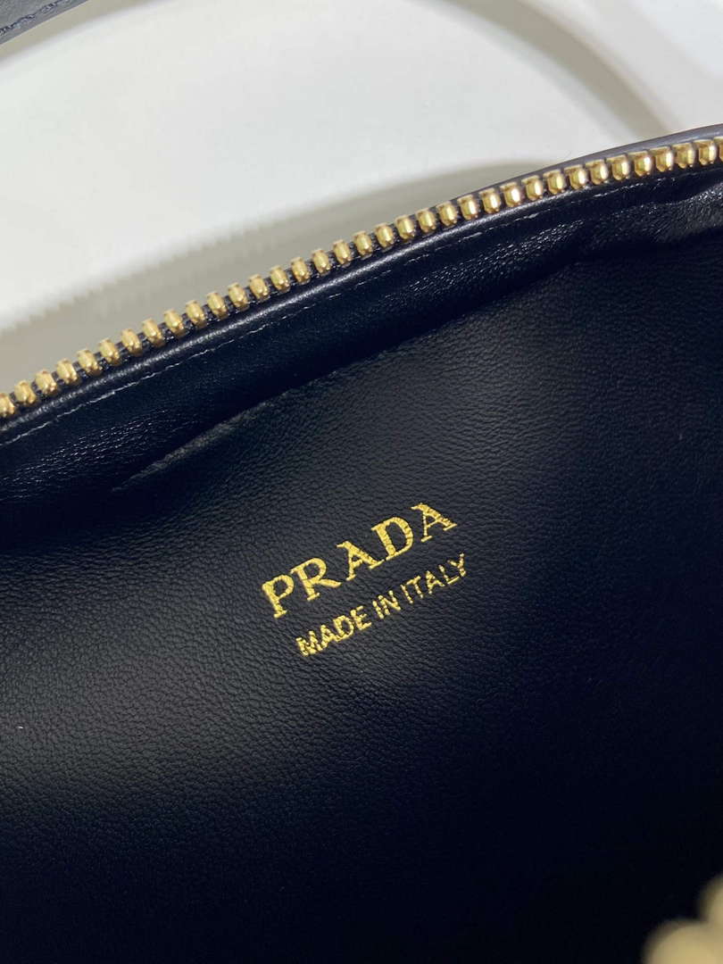 Prada 1BH203 Prada Odette Leather Mini-Bag Black