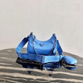 Prada 1BH204 Prada Re-Edition 2005 Nylon Bag Blue - luxibagsmall