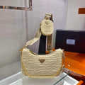 Prada 1BH204 Prada Re-Edition 2005 Raffia  Bag in Apricot - Default Title - View 1