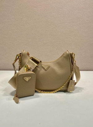Prada Re-Edition 2005 Saffiano leather Bag 1BH204 in Apricot - Default Title - View 1