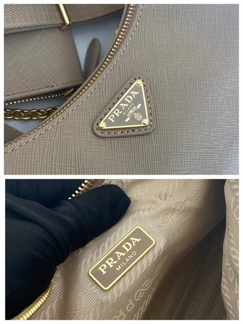 Prada Re-Edition 2005 Saffiano leather Bag 1BH204 in Apricot
