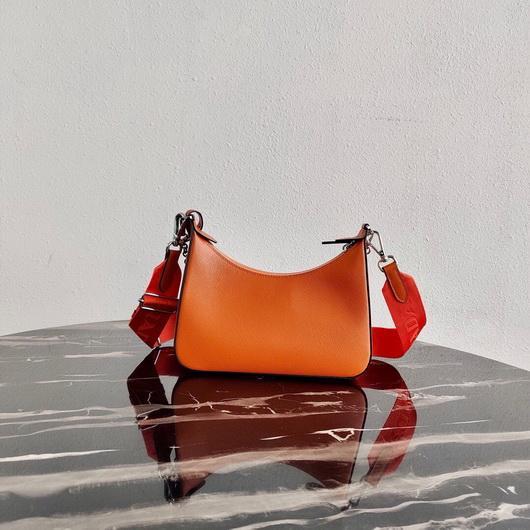Prada 1BH204 Prada Re-Edition 2005 Saffiano leather Bag in Orange - luxibagsmall