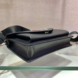 Prada 1BP020 Saffiano leather mini envelope bag Black - Default Title - View 5