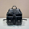 Prada 1BZ811 Leather Backpack Bag in Black - Default Title - View 1