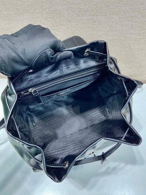 Prada 1BZ811 Leather Backpack Bag in Black - Default Title - View 8