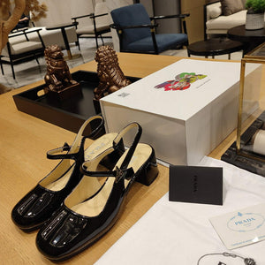 Prada 1D175N Patent leather slingbacks P78566 - 35 - View 3