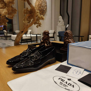 Prada 1D193N Patent Leather Loafers P67320 - 35 - View 1