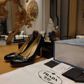 Prada 1D263N Patent Leather Pumps 95 mm Heel P67331 - 35 - View 1