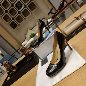 Prada 1D263N Patent Leather Pumps 95 mm Heel P67331 - 35 - View 3