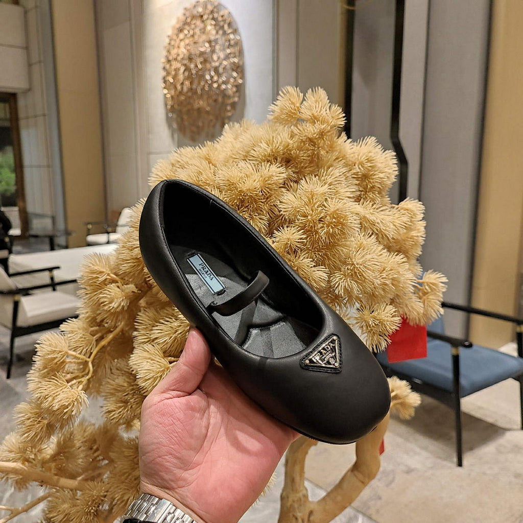 Prada 1F037N Soft padded nappa ballerinas P78551