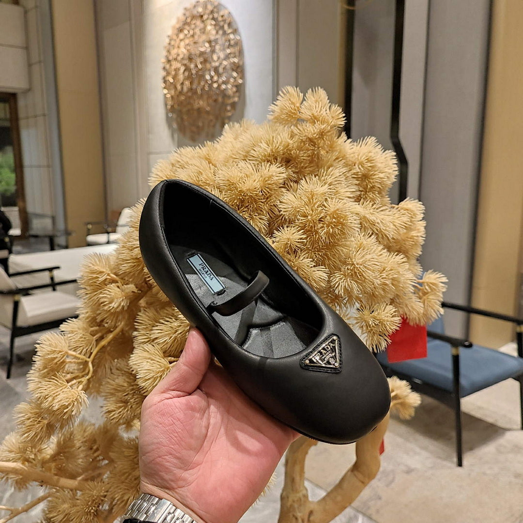Prada 1F037N Soft padded nappa ballerinas P78551