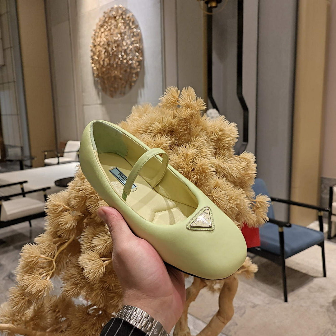 Prada 1F037N Soft padded nappa ballerinas P78553