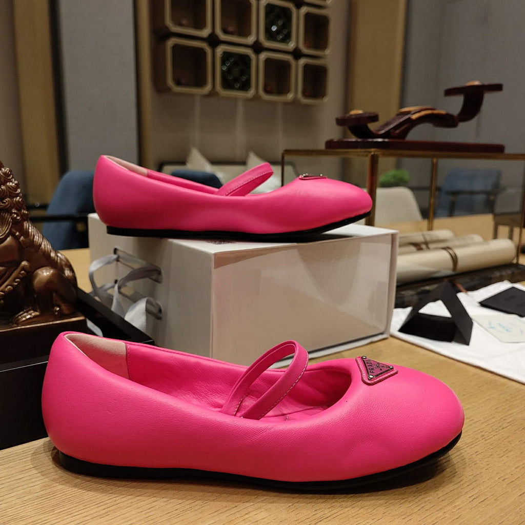 Prada 1F037N Soft padded nappa ballerinas P78556