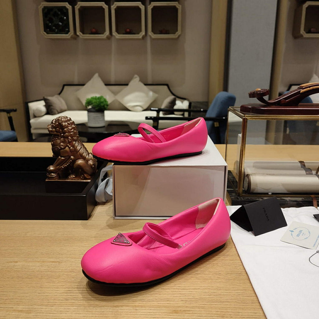 Prada 1F037N Soft padded nappa ballerinas P78556