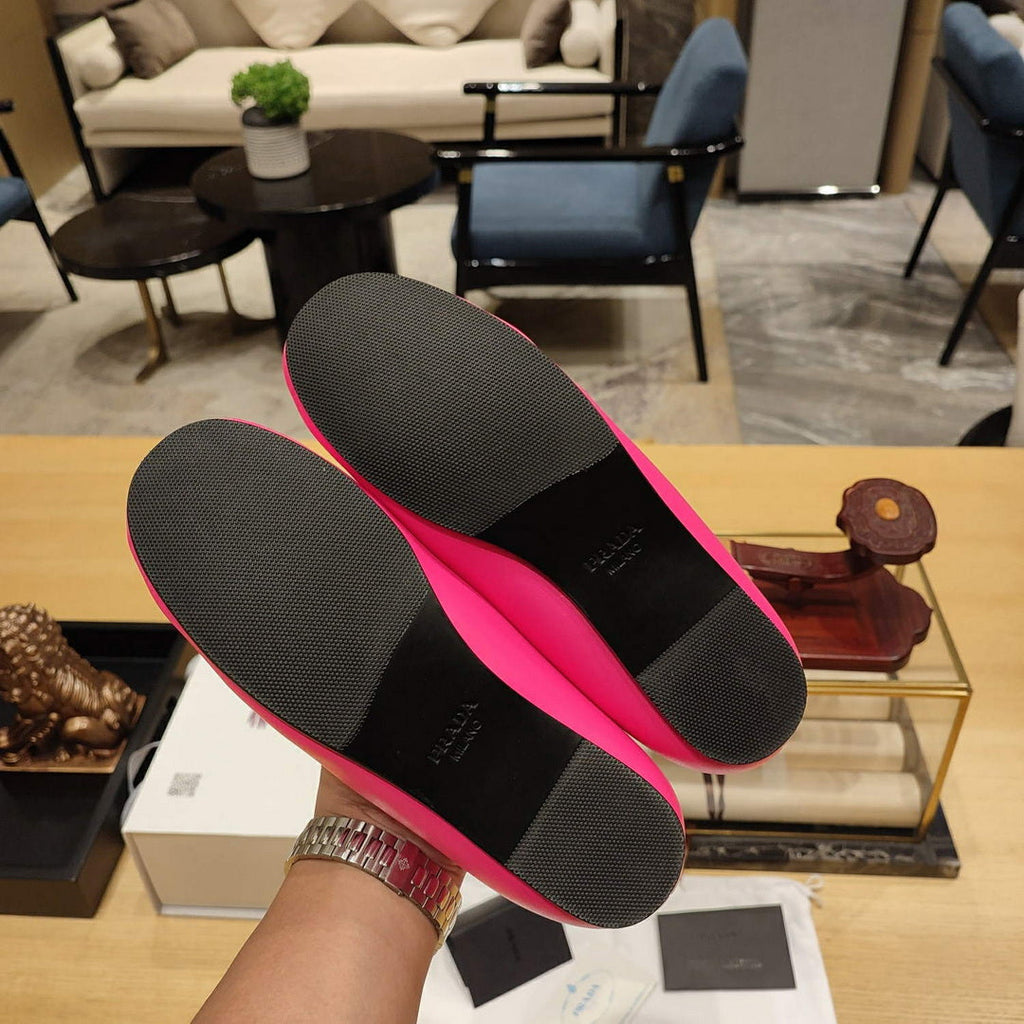 Prada 1F037N Soft padded nappa ballerinas P78556