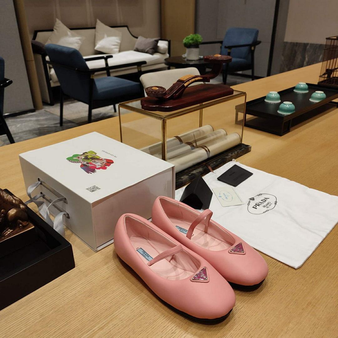 Prada 1F037N Soft padded nappa ballerinas P78557 - 35 - View 1