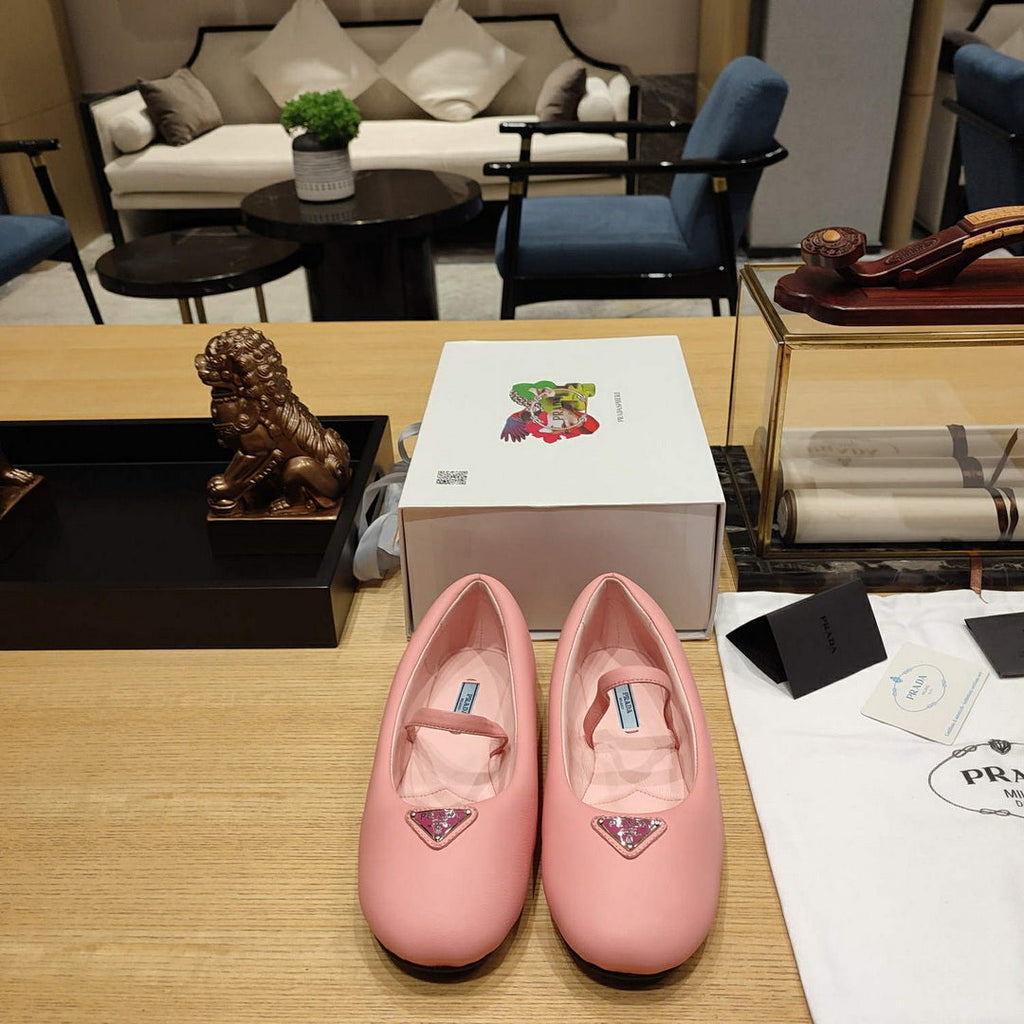 Prada 1F037N Soft padded nappa ballerinas P78557